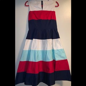 Gorgeous Kate Spade Red White & Blue Dress